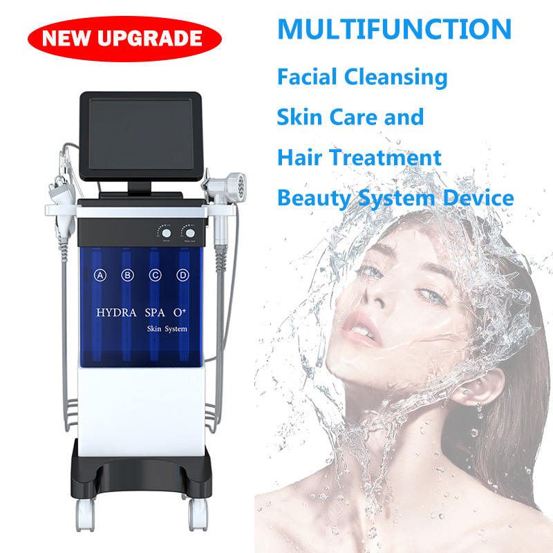 

Factory price Microdermabrasion hydrodermabrasion Facial Machine With Radiofrequency Hydro Skin oxygen cleaning Hydrodermabrasion Device with Skin Scrubber