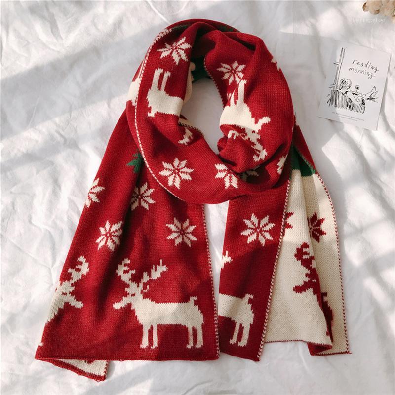 

Scarves Fashion Women's Winter Wraps Imitation Femme Cashmere Christmas Snowflakes Print Envolturas Warm Women Arrival #T2G1