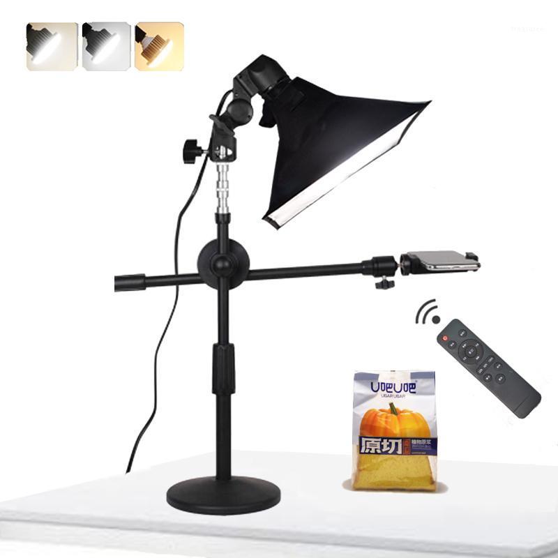 

LED Light Fill Lamp Reflector Softbox Stand Desktop Bracket Boom Arm Phone Live Video Shooting Table Photo Photography Studio1