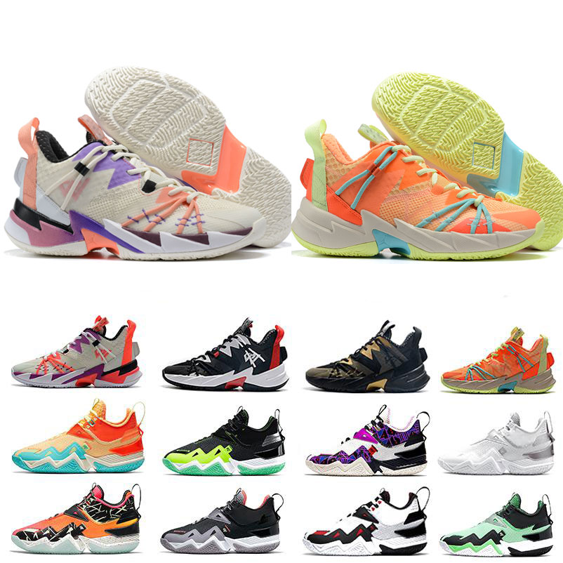 

Why Not Zer0.3 Mens Basketball Shoes Russell Westbrook Sneakers Black Cement Washed Coral LA Born UNITE The Family Sneakers Size 7-12