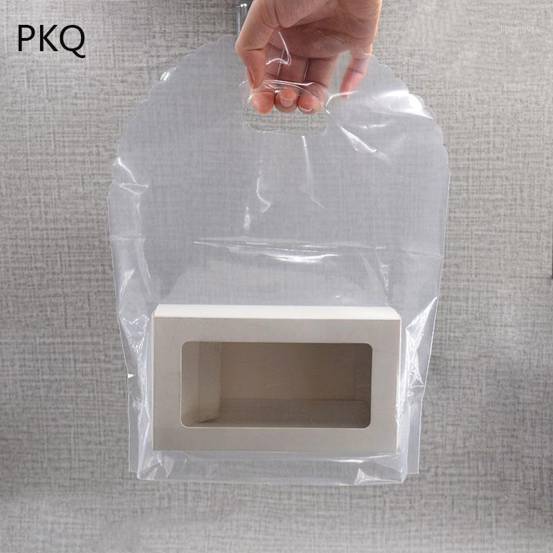 

Hot Sale New Style Wholesale 50pcs/lot clear Jewelry bag Plastic Gift Packaging Bags With Handles Small Gift Bags transparent1