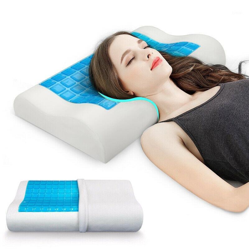 

Comfort Memory Foam Gel Pillow For Relaxing Cooling Sleeping1