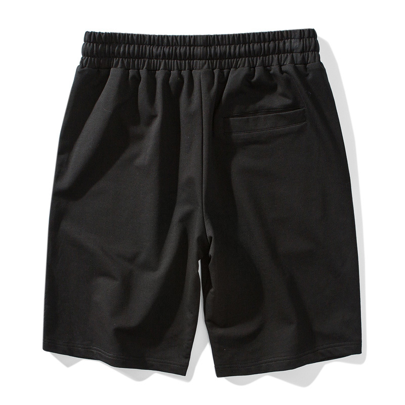 

2021 New Summer Mode Arrival Shorts Men Solid Occasional Cotton Pants 6 Quality Colors Large K19 F973, Black