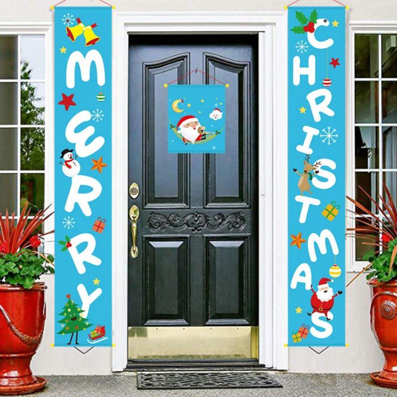 

Christmas Decorations Trick Or Treat Halloween Door Banner Long Letter Porch Banners Home Garden Sign Party Decorative Door1