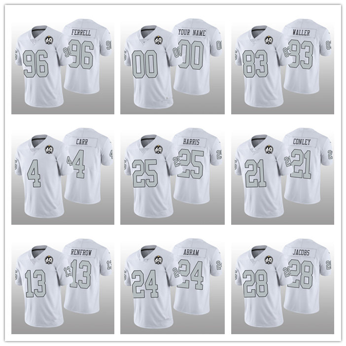 

Jersey Las Vegas''Raiders''MEN''NFL''Wome Derek Carr 60th
