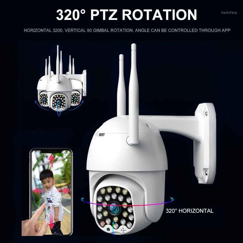 

Night Vision Outdoor Waterproof 1080P 5MP Smart Alarm Security Camera Full Color Monitor Automatic Tracking Office Home IP1