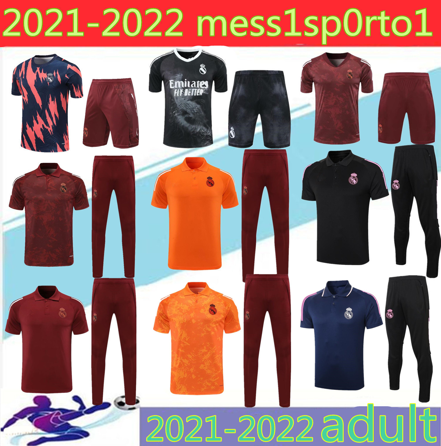 

polo shirt 2020 Real Madrid Soccer Jerseys polo shirt tracksuit pants 20 21SERGIO RAMOS BENZEMA MODRIC ISCO BALE soccer polo Shirts, White