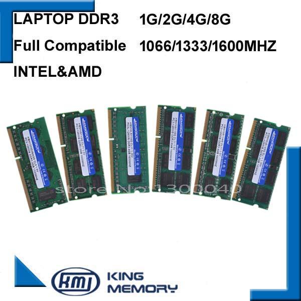 

KEMBONA Sodimm Ram Memory LAPTOP DDR3 2GB 4GB 8GB DDR3 PC3 8500 1066MHz PC3 10600 1333Mhz 12800 1600MHz 204pin