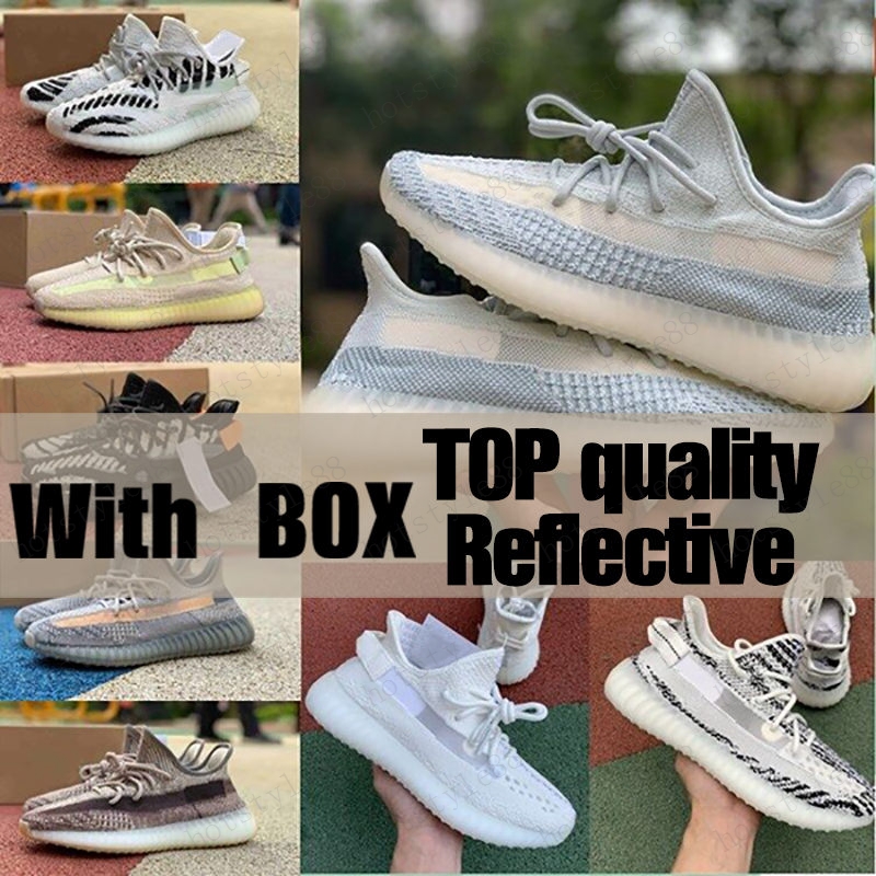

2020 Top Quality Mens Running Shoes Women Runner Sports Sneakers Cream White Zebra Abez Eliada Triple Black Oreo Double With Box