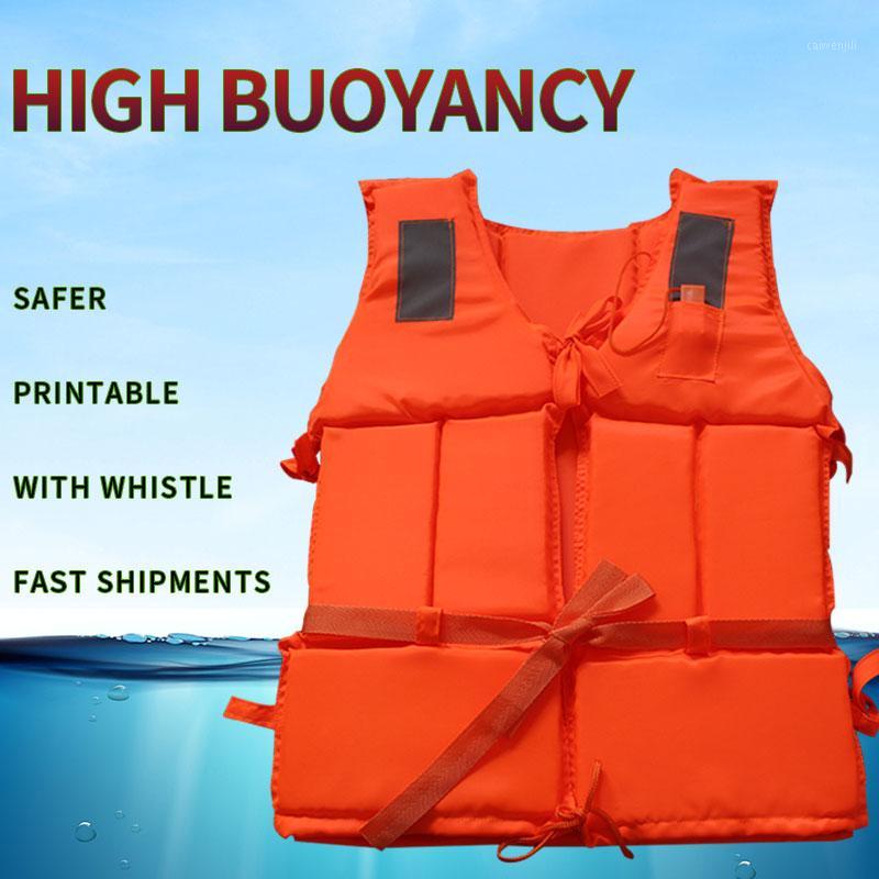 

Life vest jacket with Whistle S-L Sizes swimming pool for children adult swimsuit large kayak1