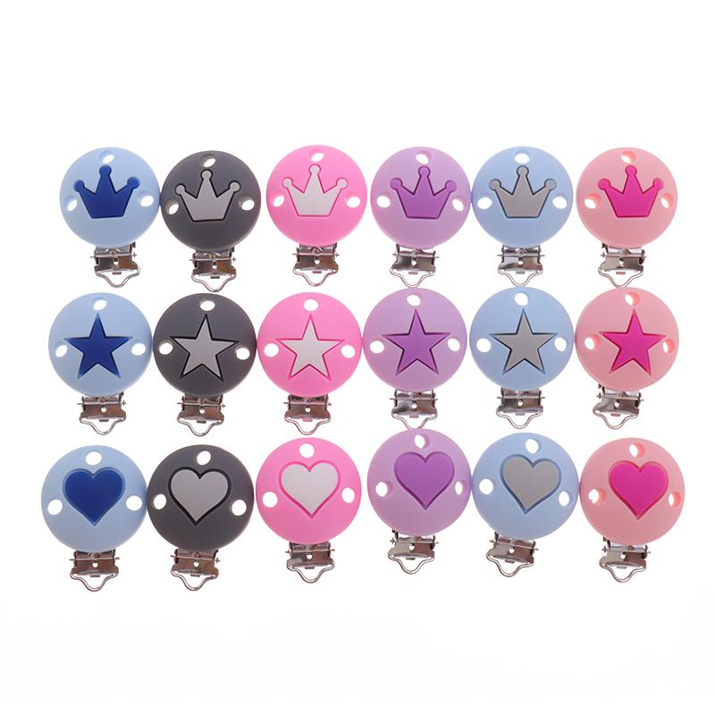 

crown pacifier clip