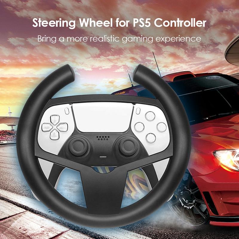 

Games Accessories Racing Steering Wheel Durable Game Remote Controller Driving Handle for 5 PS5 Gamepads