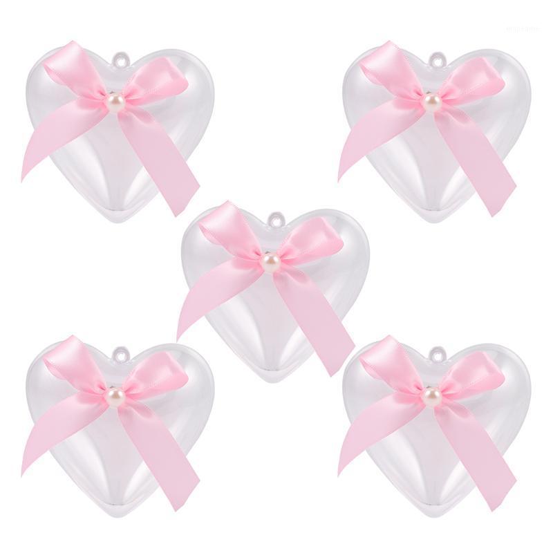 

5Pcs Birthday Wedding Adorable Heart Shaped Candy Boxes1