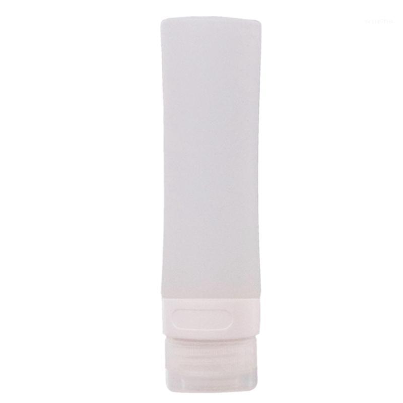 

Hot! Portable Refillable Silicone Bottle Travel Lotion Shampoo Bath Containers 80Ml White1