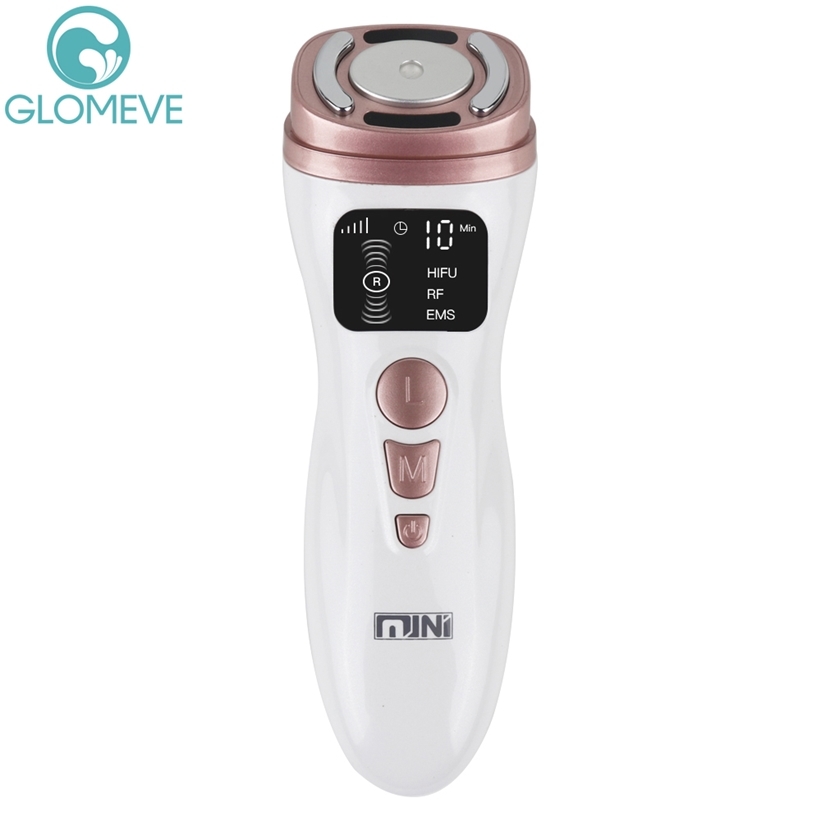 

EMS Mini HIFU Machine RF Radio Frequency Face Lifting Anti Wrinkle Device Microcurrent Beauty LED Therapy Skin Care Tools 220114