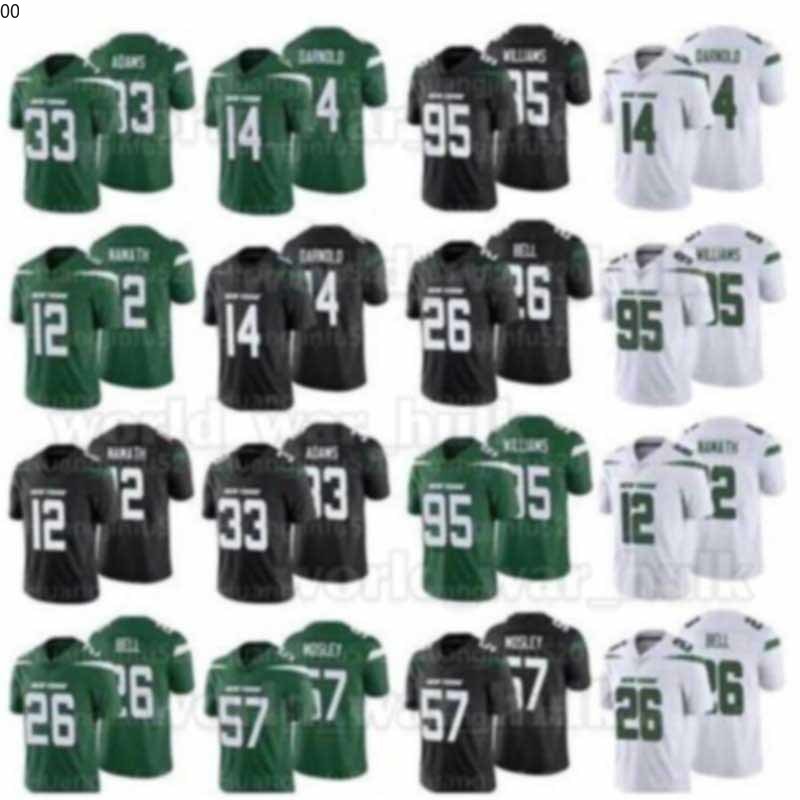 

26 Le'Veon Bell New Men York jersey Jet 14 Sam Darnold 12 Joe Namath 33 Jamal Adams 57 C.J. Mosley Quinnen Williams 01, Custom 2020 new men (penqiji)