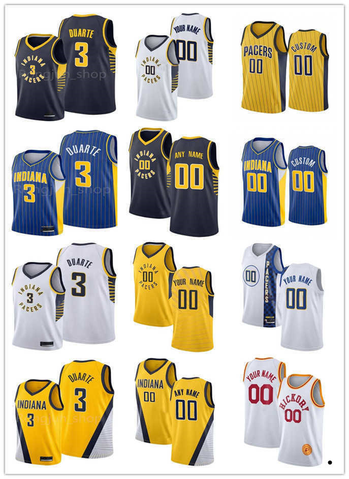 

75th Custom Jersey Indiana''Pacers''Men Women youth 88 Goga Bitadze 12 Oshae Brissett 13 Torrey Craig 3 Chris Duarte Basketball Jerseys S, Color