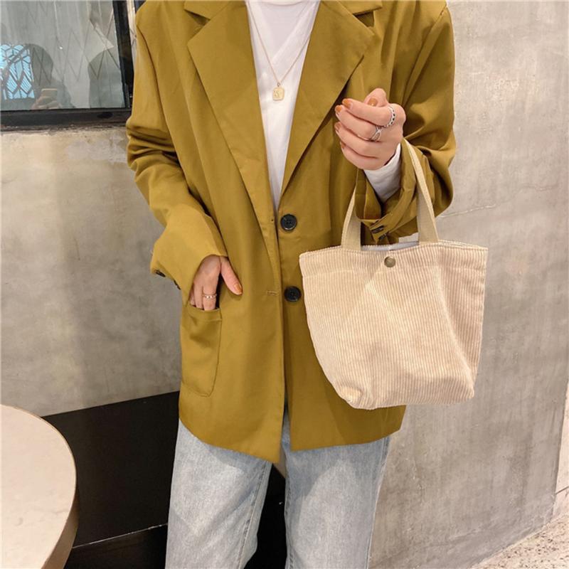 

Simply Crossbody Bags Corduroy Solid Color Simple Messenger Bag Lady Girls Clutches Travel Small Handbags for Women 2021, Black