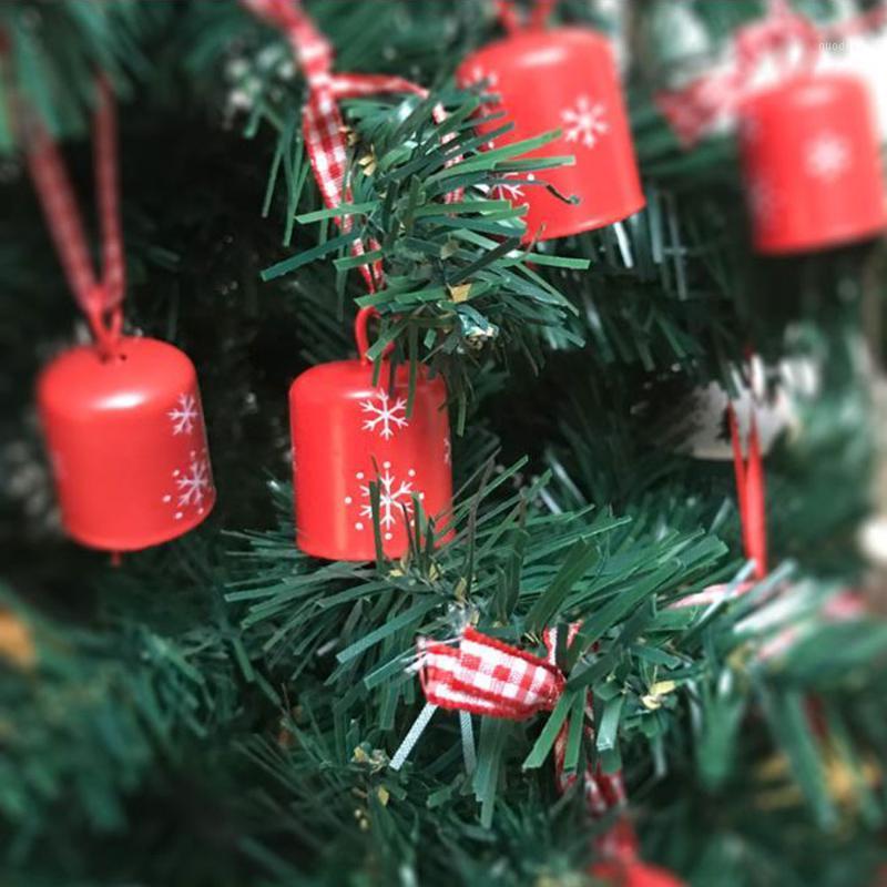

Red Cylindrical Jingle Bell 25mm Christmas Snowflower Small Bell Tree Hanging Decoration For Home Xmas Christmas Decoration1