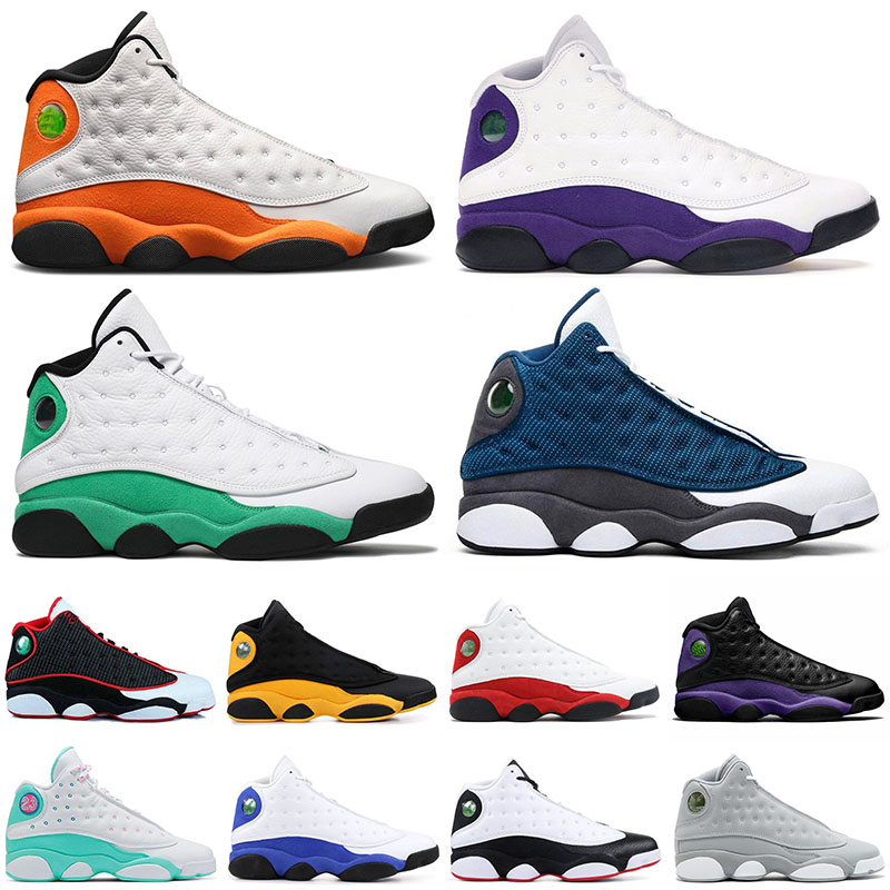 

Jumpman 13 13s Starfish Basketball Shoes Flint 2021 Mens Womens Lucky Green Soar Cap And Gown Trainers Sneakers, D26 love respect black 40-47