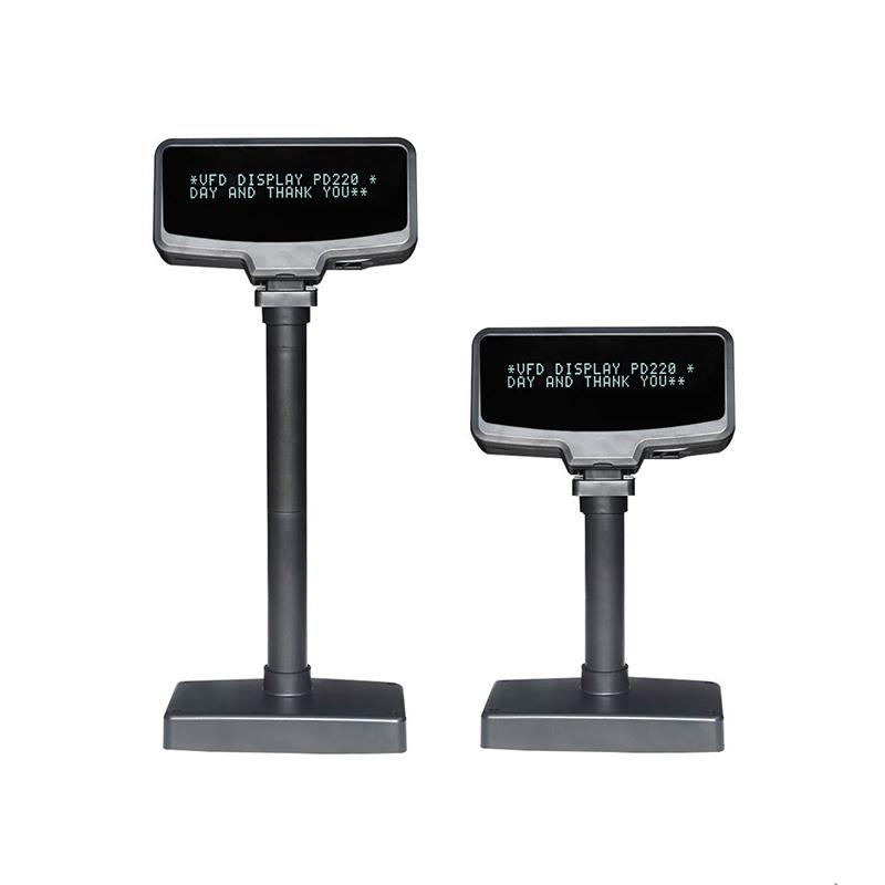 

high quality USB vfd display customer dispaly 2*20 vfd display for computer pc