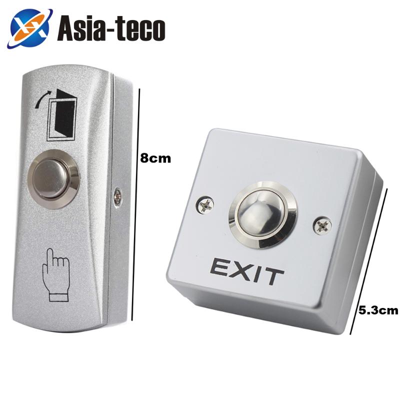 

Zinc Alloy GATE DOOR Exit Button Exit Switch For Door Access Control System Push Release Button Switch