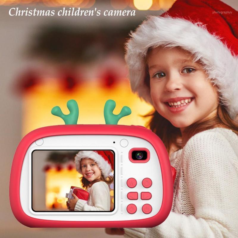 

Kids 720P HD Exquisite Christmas Present Digital Children Camera Toy HD 1800W Front Rear Screen Video Recorder Photography Gift1