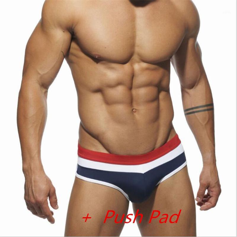 

Swimwear Men Brief With Push Pad Sexy Swimsuit Waterproof Swimming Trunks For Bathing Swim Shorts Sunga Hot Sport Homme Swim1