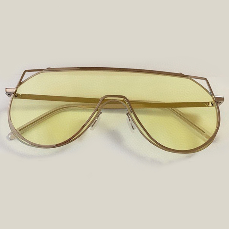 

2021 New Goggle Sunglasses for Women with Brand Designer Big One Piece Sun Glasses Female Uv400 Z81l