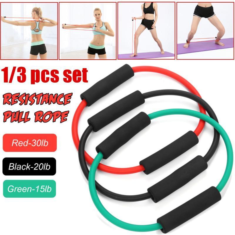 

Home Fitness Resistance Bands Elastic Pull Rope O-ring Gym Equipment Stretch Training Arms Shoulders Chest Back Legs Exercise1