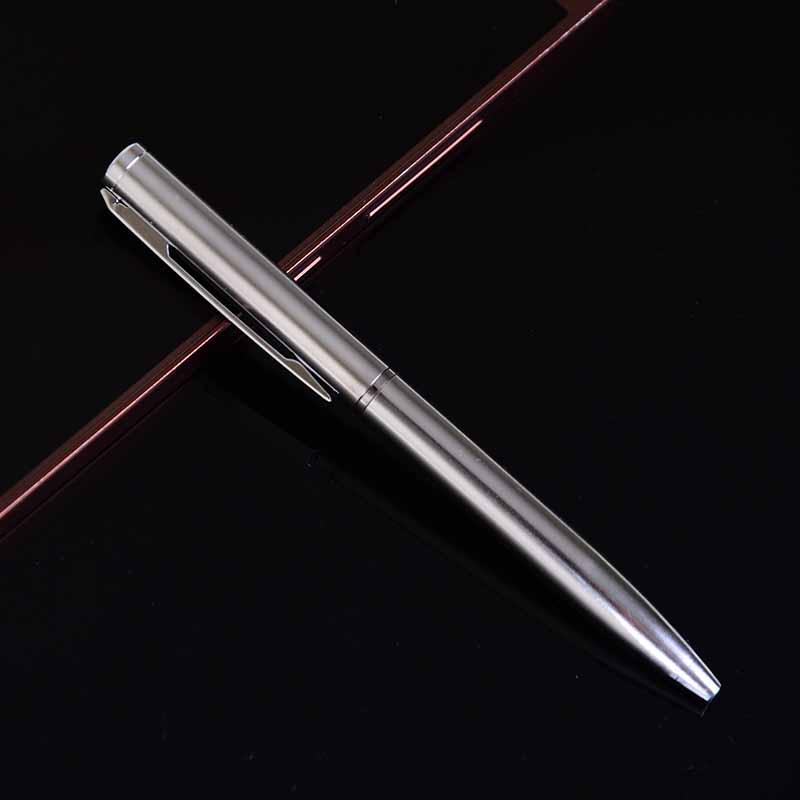 

1pcs/lot Mini Metal Ballpoint Pen Rotating pocket-size Pen Portable Ball Point Small Oil Exquisite Brief, As shown