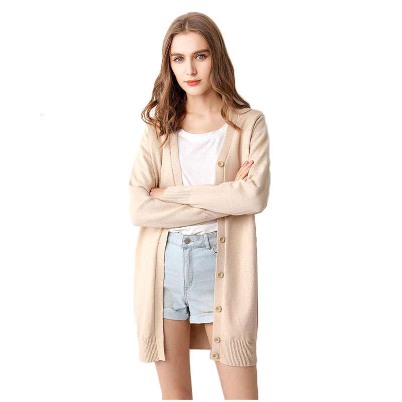 

2021 New Women Cardigan 30% Wool Single Breasted Long Sweater Spring Autumn Ol Elegant Knitted Coat 3xl Size Y449 Knv4, Red