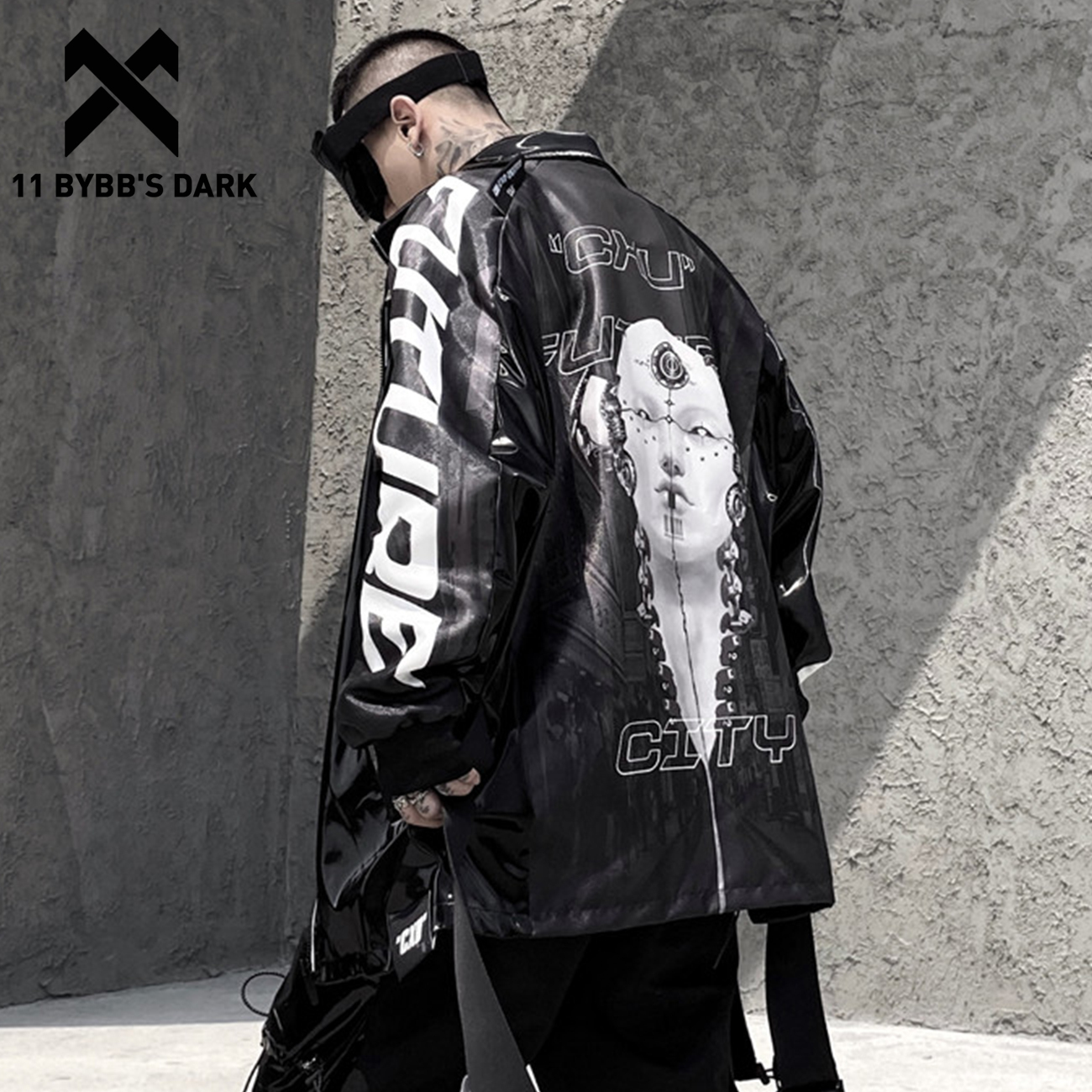 11 BYBB'S DARK Winter Cargo Jackets Coat Men Streetwear Patchwork Tactical Function Thick Jacket Parka Harajuku Windbreaker Coat 201104