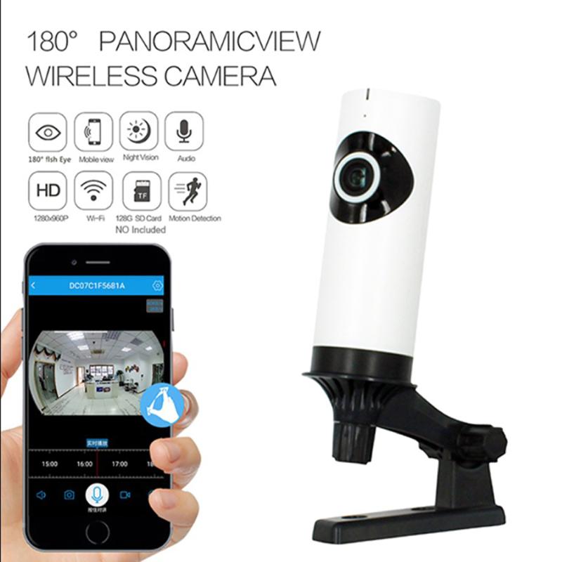 

185 degree lens IPC WiFi camera Panoramic IP Camera HD 720P baby monitor Wireless home security IP Night Vision