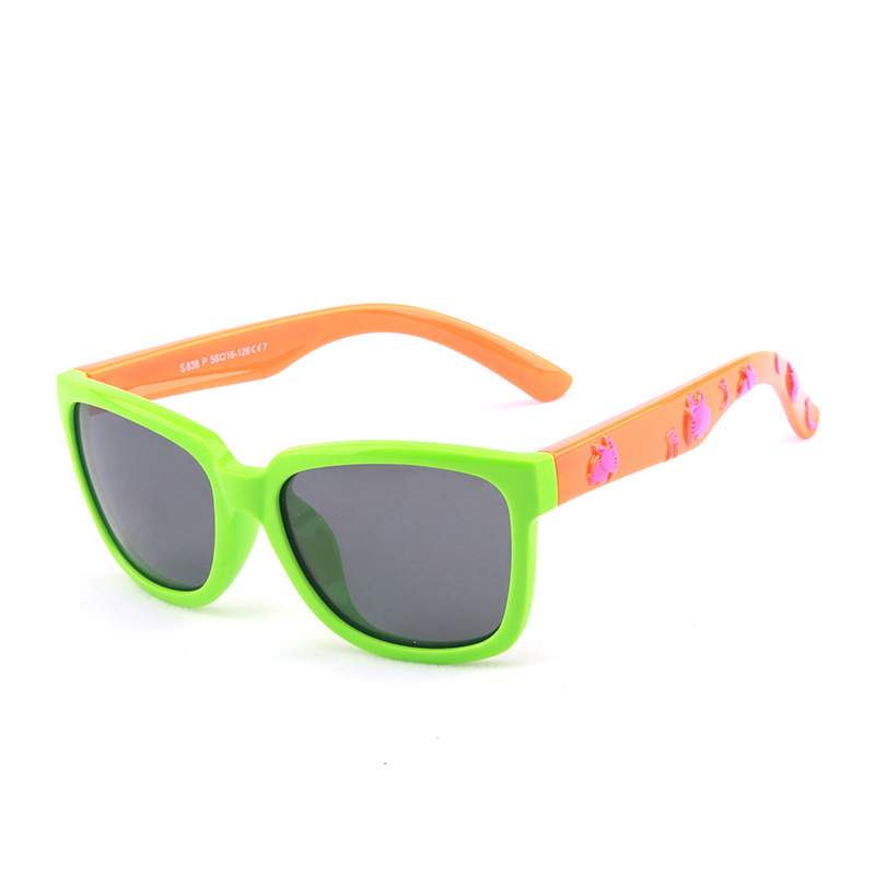 

Sun Glasses Polarized New Fashion Silicone Children Sunglasses for Boys and Girls Kids Designer Frames