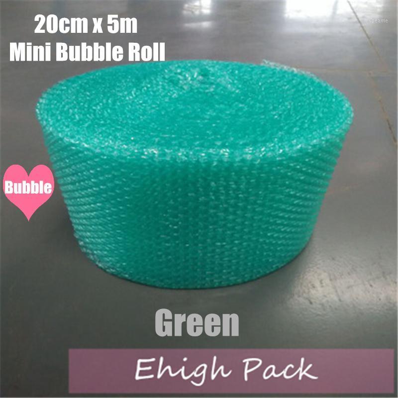 

20cmx5m Green Heart-shape Mini Air Bubble Roll Party Favors And Gifts Packing Foam Roll Wedding Decoration Emballage Bulle Warp1