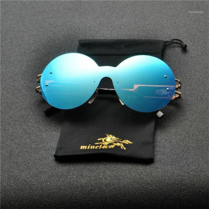 

Fashion Women punk Round Sunglasses For Men Brand Retro Design Sun Glasses Women Summer Glasses UV400 FML1