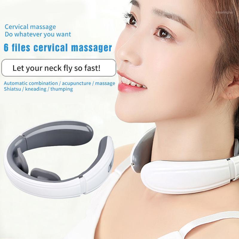 

Electric Neck Massager & Pulse Back 9-Speed Power Control Far Infrared Heating Pain Relief Tool Health Care Relaxation Machine1