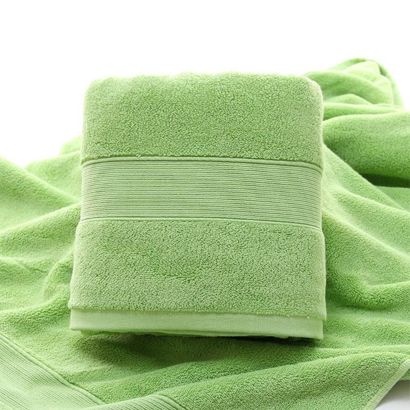 

Gekamde Katoenen Badhanddoeken Hotelbadhanddoeken Dikke Badhanddoeken Grote Absorberende Z2Z9 Towel, Green