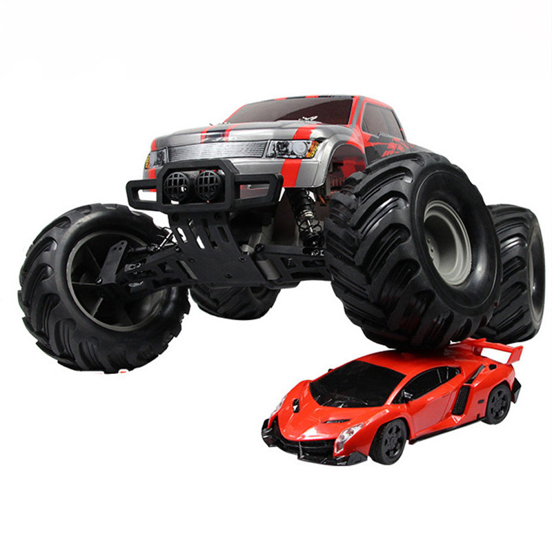 

JTY Toys RC Truck 1:10 50km/h Violence Bigfoot Off-Road Vehicle Monster Trucks Buggy Radio RC Rock Climbing Car Toy For Children