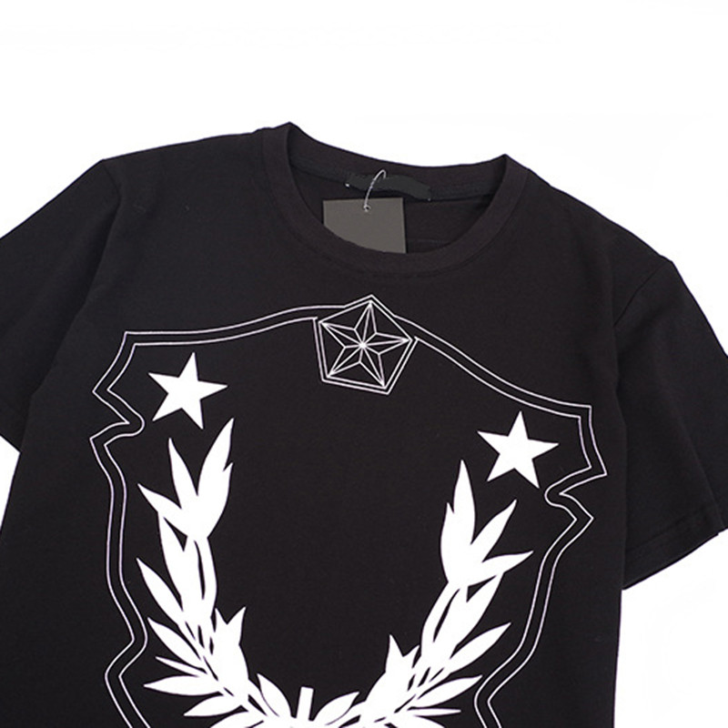 

Mens Stylist T Shirt Soft Casual Print Short Sleeves Fashion Men Women Hip Hop Tees 2 Colors 55566, White