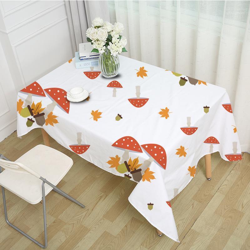 

Decorative Table Cloth Rectangular Party Banquet Outdoor Tablecloth Home Decor Table Cover mushroom Pattern MZ00391