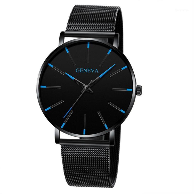 

Luxury Watch Men Mesh Ultra-thin Stainless Steel Quartz Wrist Watch Male Clock reloj hombre relogio masculino Drop Shipping #L1