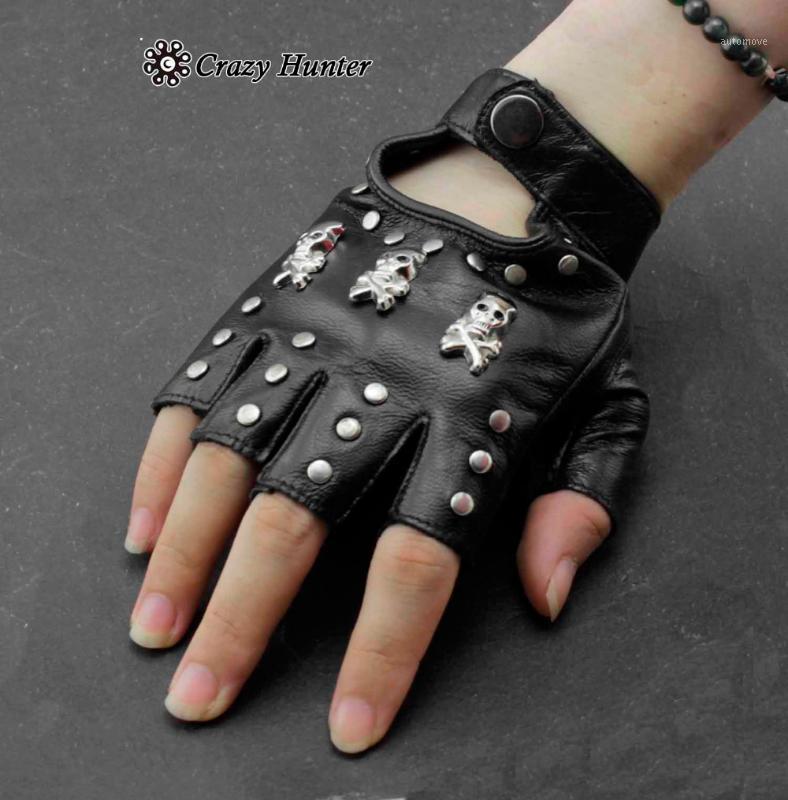 

Biker Body Building Training Sport Driving Motorcycle Men Fingerless Gloves GW111