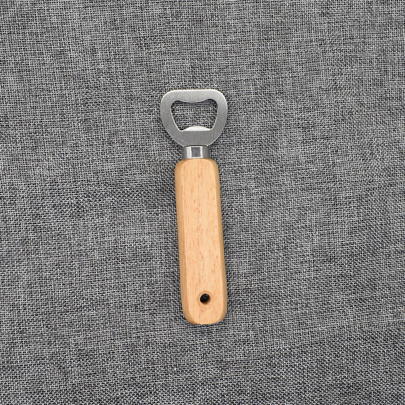 

Stainless Steel Corkscrew Handheld Wooden Handle Beer Opener High Quality Bottle Opener Gift Home Kitchen Tools Free Shipping AAF2838
