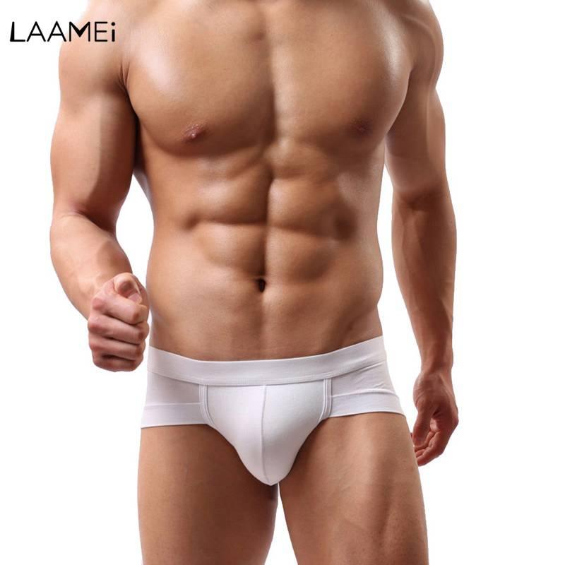 

Men's Sexy Breathable Brief Men Comfortable Briefs Underwear Cotton Underpants Shorts Cueca Man Underpants Male Panties, Lace print 1