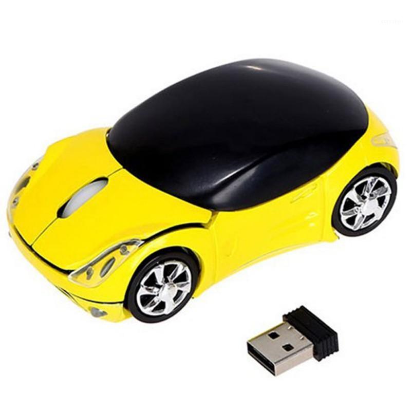 

2.4G Wireless Mouse Car Mouse Cartoon Korean Sports Car Photoelectric Bubble Bag Packaging Without Battery Silver1