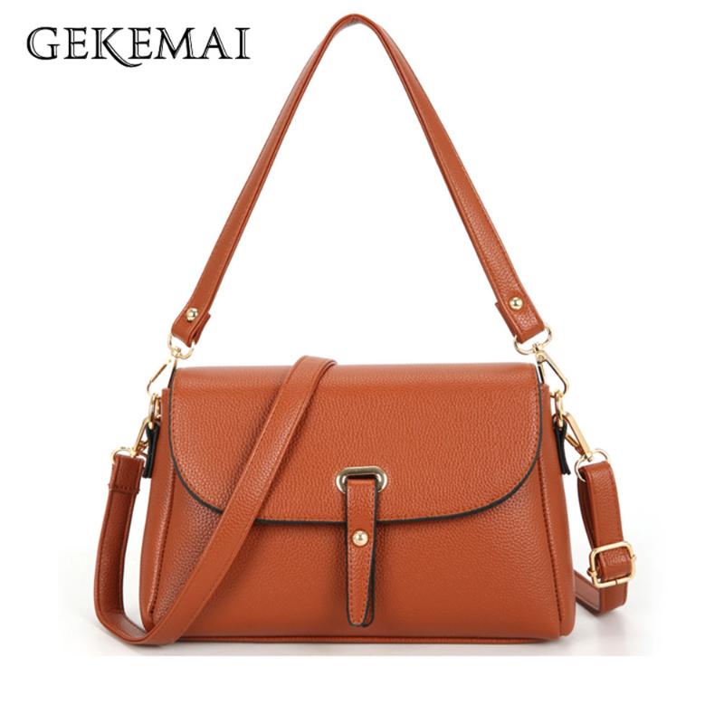 

Fashion Solid Color Ladies Bag Luxury Designer Women's Shoulder Bag High Quality PU Leather Women Crossbody Bags Bolsos De Mujer, Black
