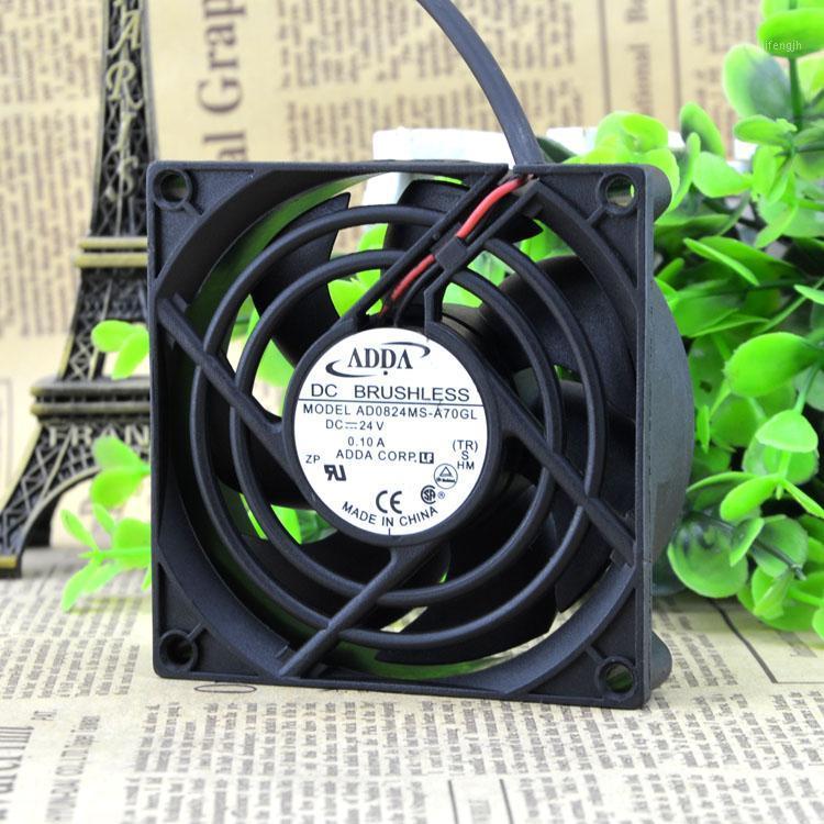 

New ADDA 8025 AD0824MS-A70GL 24V 0.10A 8CM 80*80*25MM Oily Anti-leaf Suction Fan1