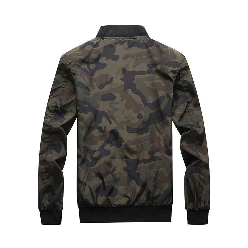 

2021 New Military Army Blouse Camouflage Bomber Pilot Men Camo Man Jacket Outerwear Size 5xl 6xl 7xl Kx1q, Dark grey